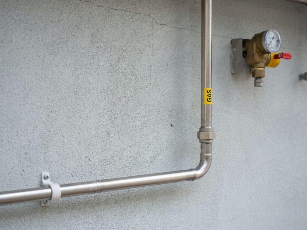 instalacja gazowa z zabudową